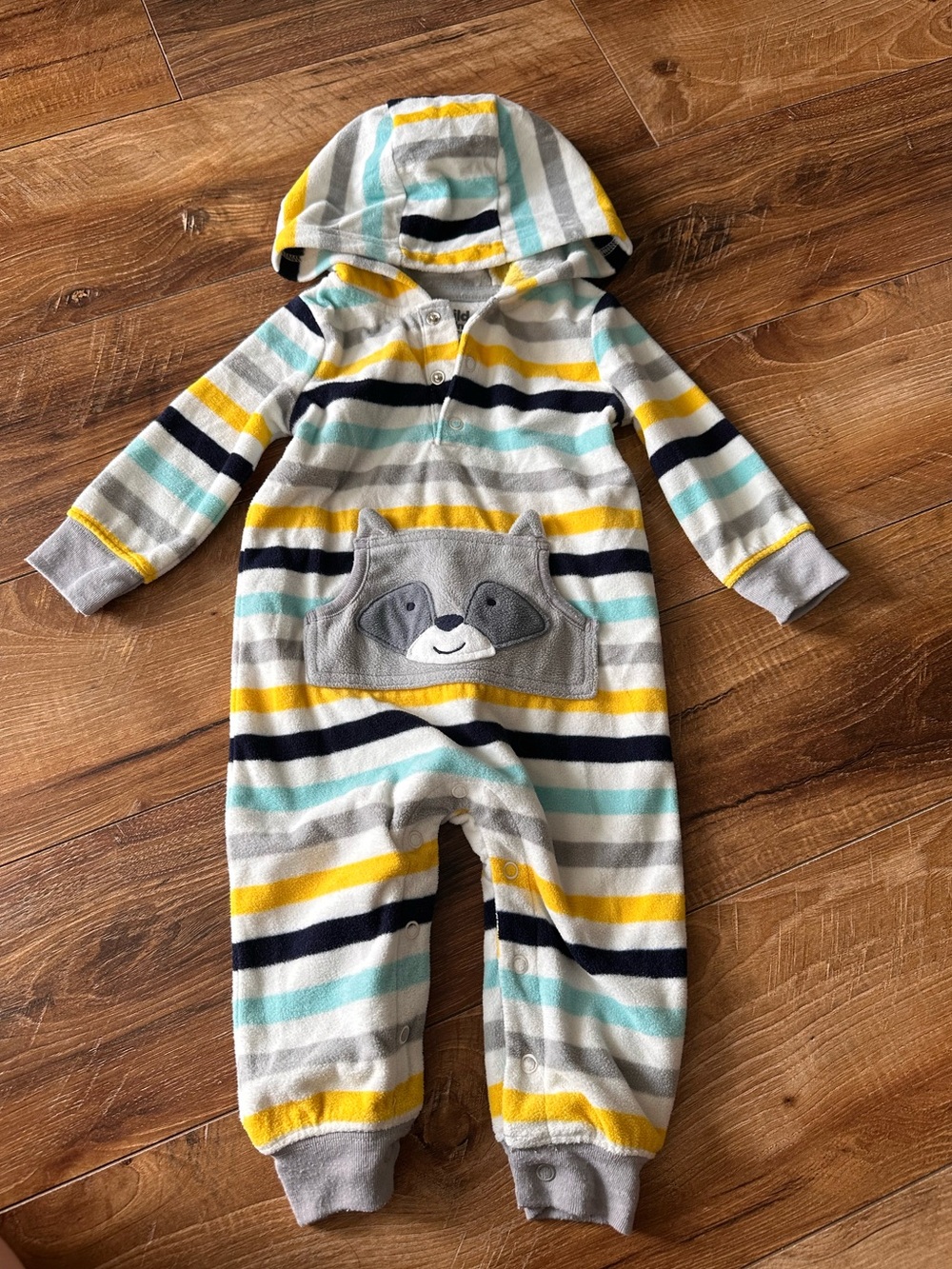 6-9 months fleece romper